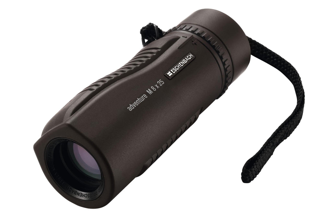 Eschenbach Optik Monokular adventure M 8 x 25, robust, geringes Gewicht, wasserdicht, braun, Mono