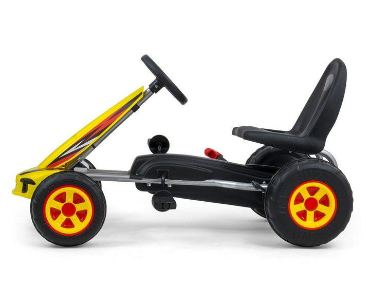 Milly Mally Pedal-Gokart Rutscher Viper, weiss, 5901761125856