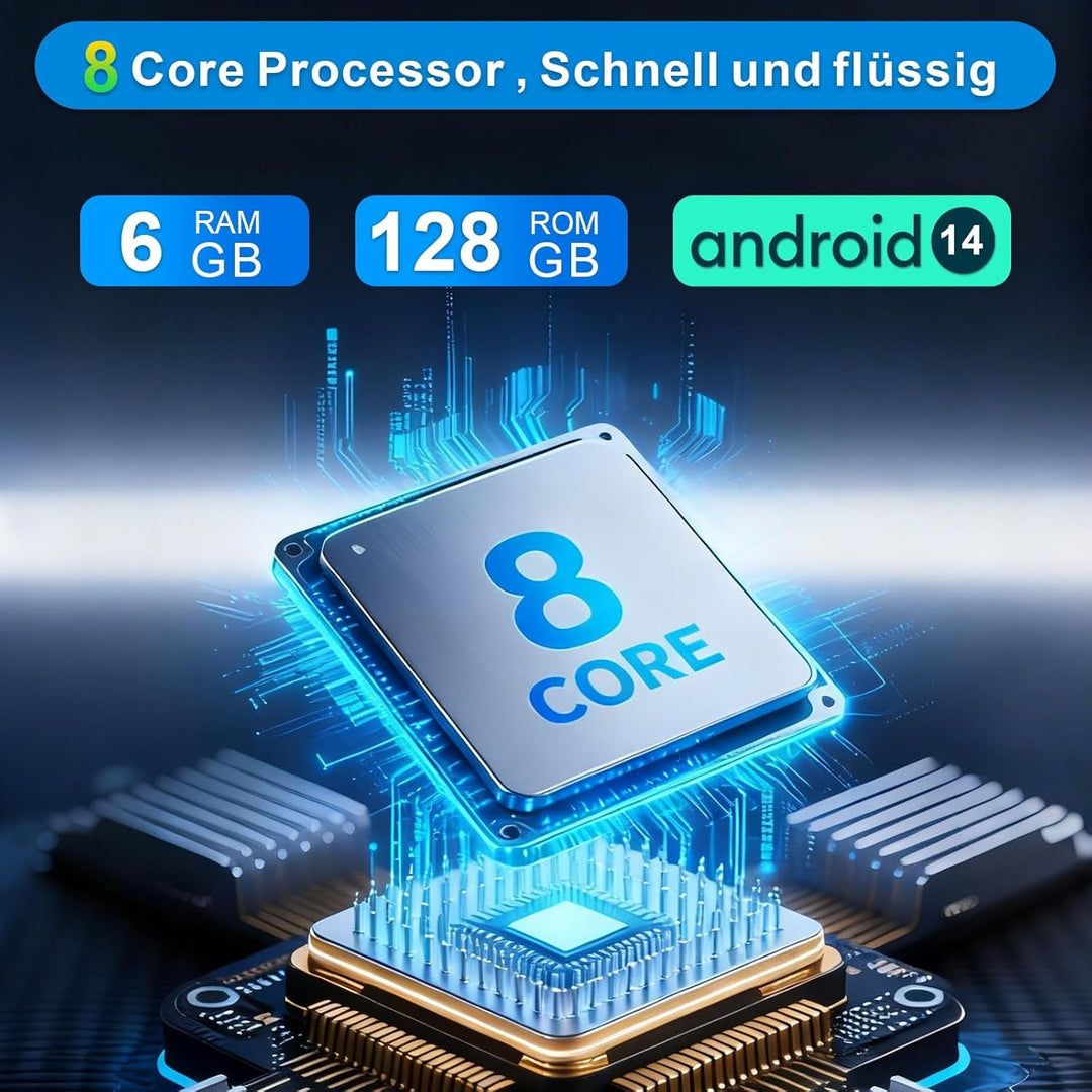 Android Autoradio mit Navi Bildschirm Wireless Carplay Android Auto für Audi A3 S3 RS3 2003-2012, 9