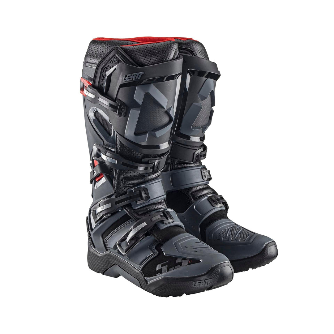 Leatt Moto 5.5 Flexlock Enduro Motocross Stiefel 48 EU Schwarz, 48 EU Schwarz