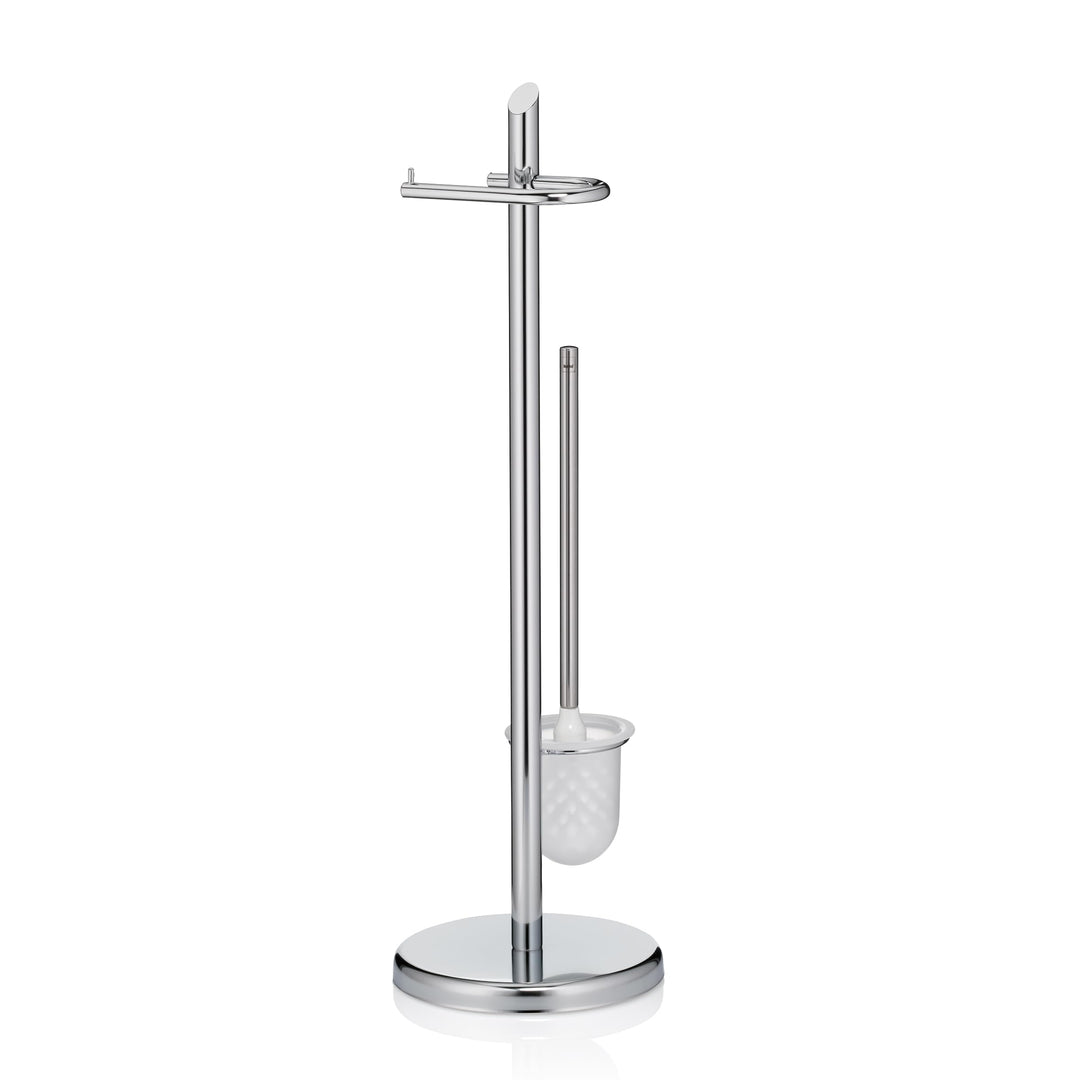 Kela Ken Toilettengarnitur, Metall, Silber glänzend, 73 cm