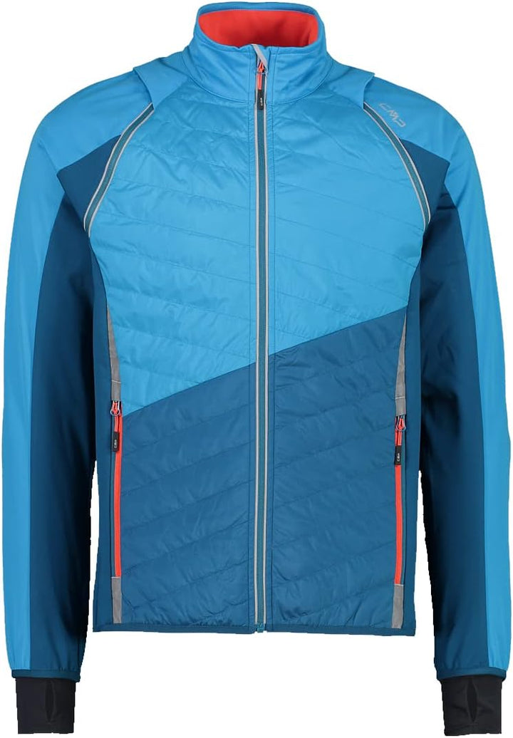 CMP Herren Leichte Herren-softshelljacke mit Abnehmbaren Ärmeln Leichte Softshelljacke 52 L854 danub