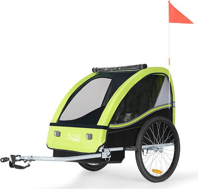 Tiggo VS Kinderanhänger Fahrradanhänger Anhänger Kinderfahrradanhänger 50201 Grün