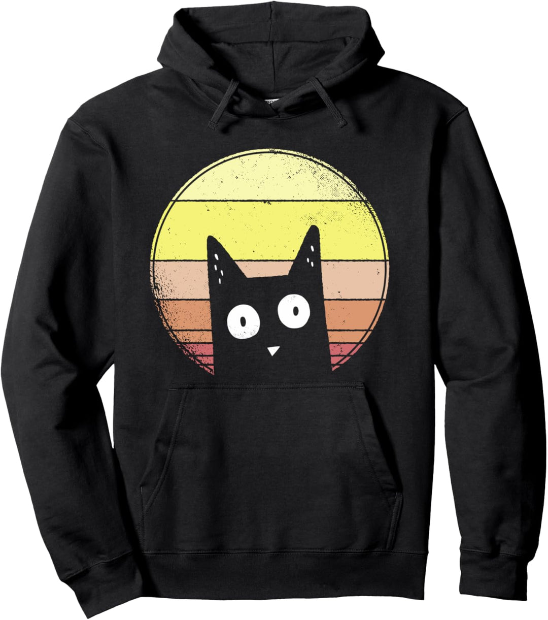 Retro Katzen Mieze Katze Katzenmama Katze Pullover Hoodie