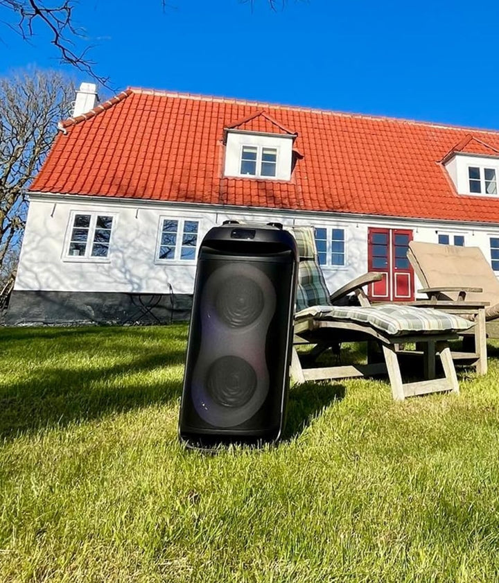 REFLEXION PSX40BT Mobiler Buetooth Partylautsprecher, DJ, Karaoke, 500 Watt, FM PLL Stereo Radio, Di