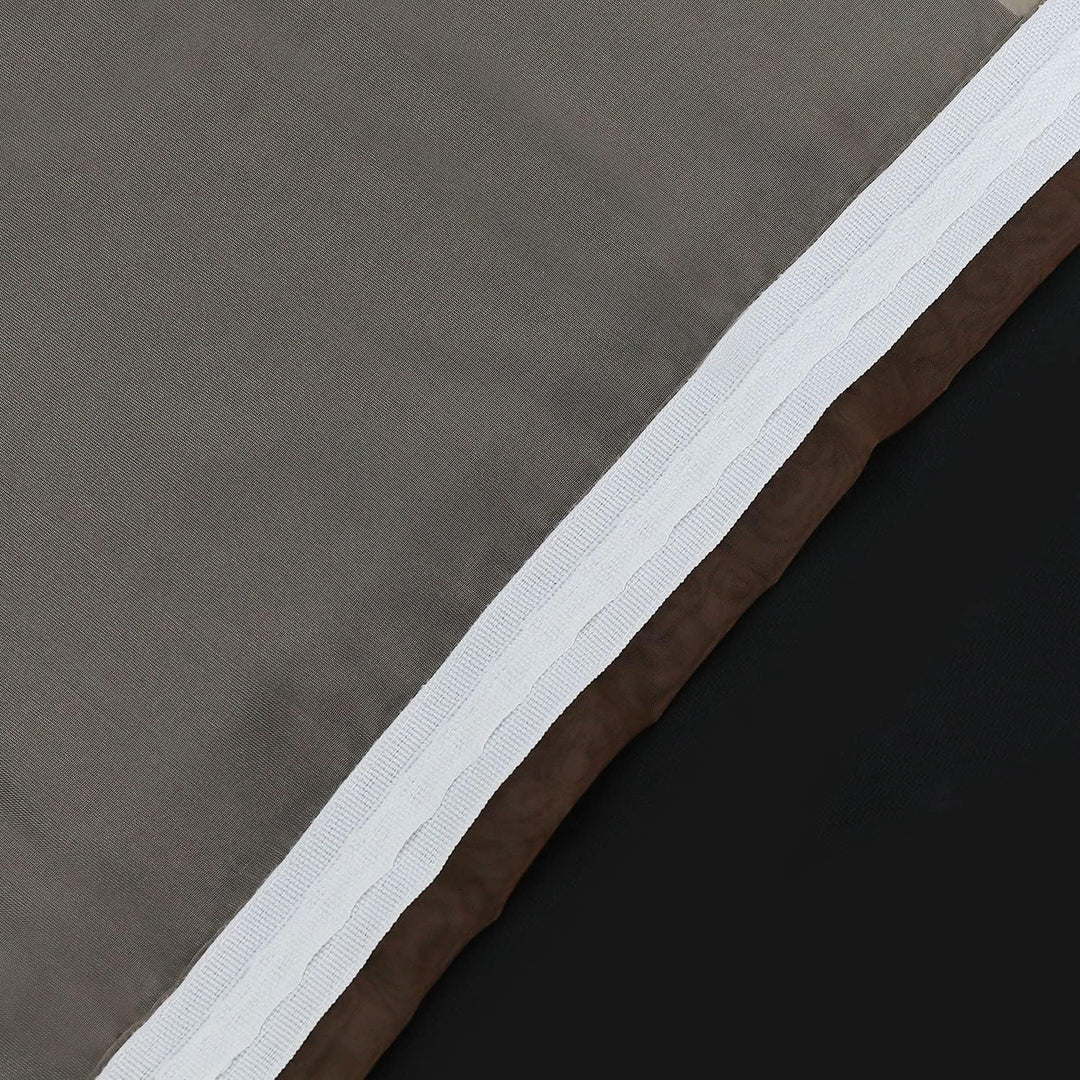 HongYa 2er-Pack Farbverlauf Gardinen Transparenter Voile Vorhänge Schals mit Kräuselband H/B 245/140