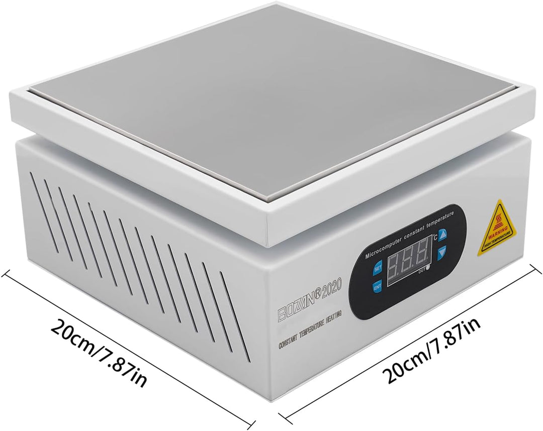 220V 350W /500W/700W Lötstation Heizplatte, lektrische Vorwärmstation mit LED-Anzeige & Mikrocompute