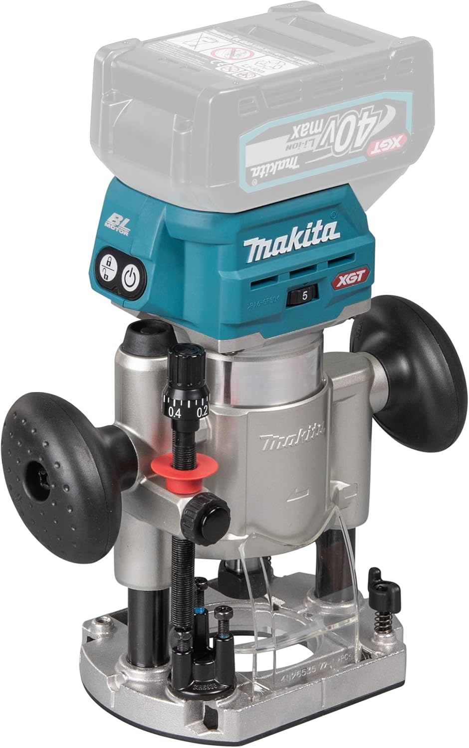 Makita RT001GZ10 Akku-Multifunktionsfräse 40V max. (ohne Akku, ohne Ladegerät)