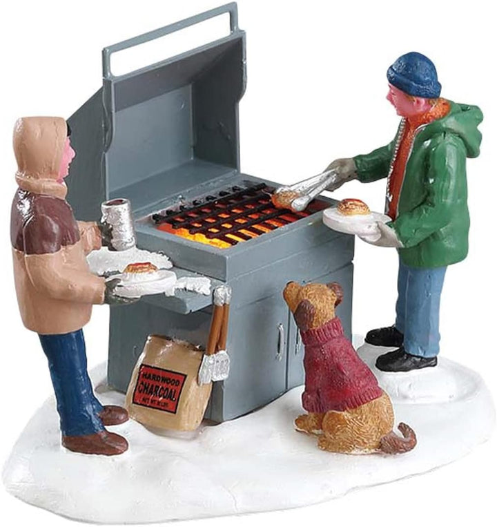 Lemax Vail Village Zubehör: Grillin' & Chillin', Harz, Mehrfarbig, 10 x 12 x 17 cm (T x B x H)