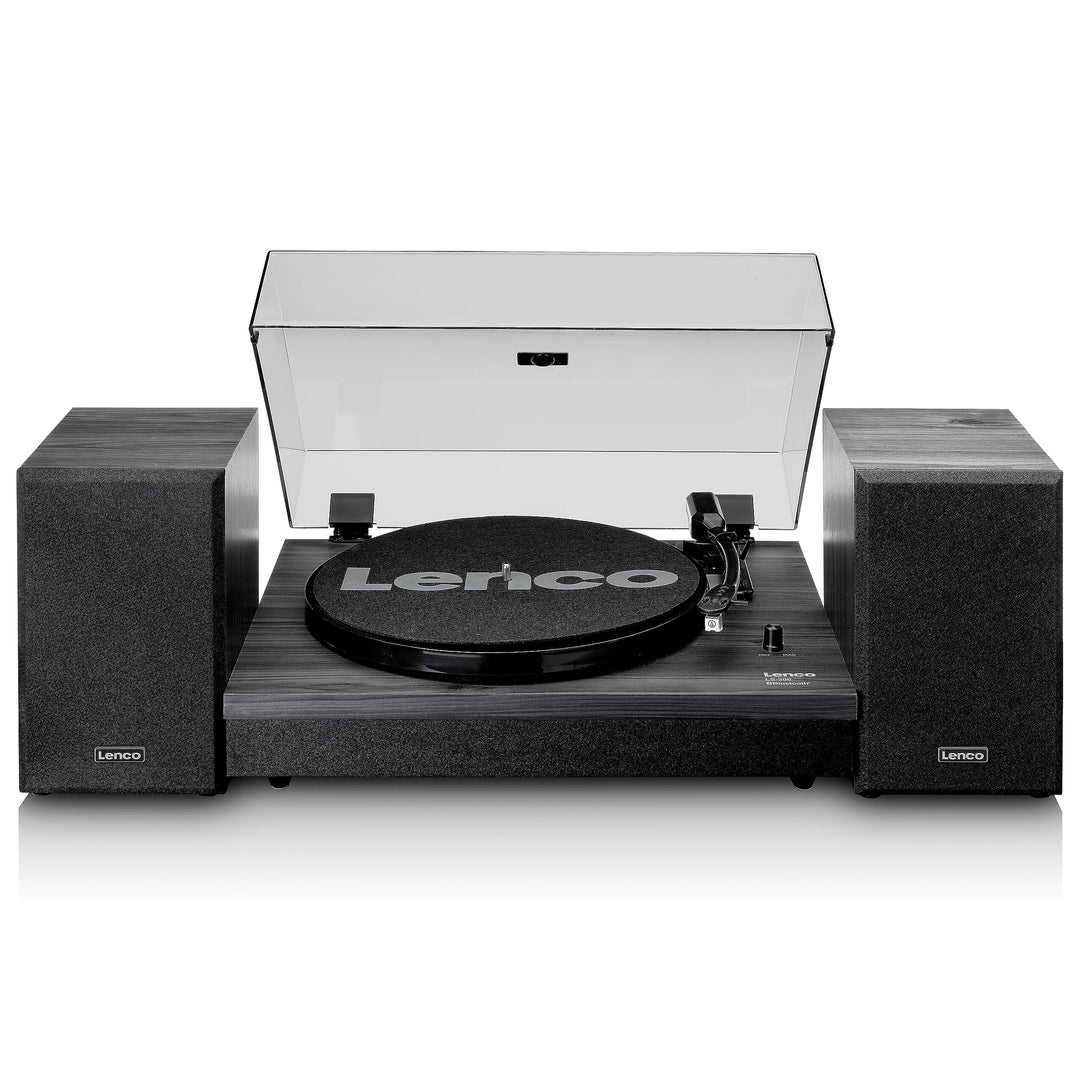 Lenco LS-300 - Hi-Fi Plattenspieler mit Bluetooth - Mit externen Lautsprechern 2 x 10 W RMS - Riemen