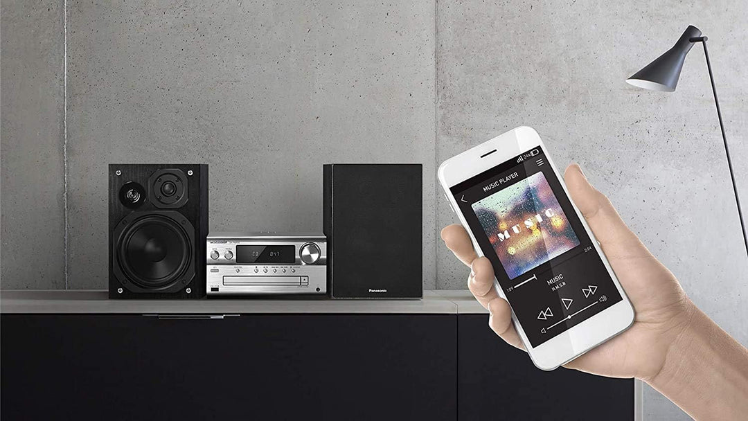 Panasonic SC-PMX94EG-S Micro HiFi System (120 W RMS, Digital DAB+, CD, UKW , Bluetooth, USB, AUX) si