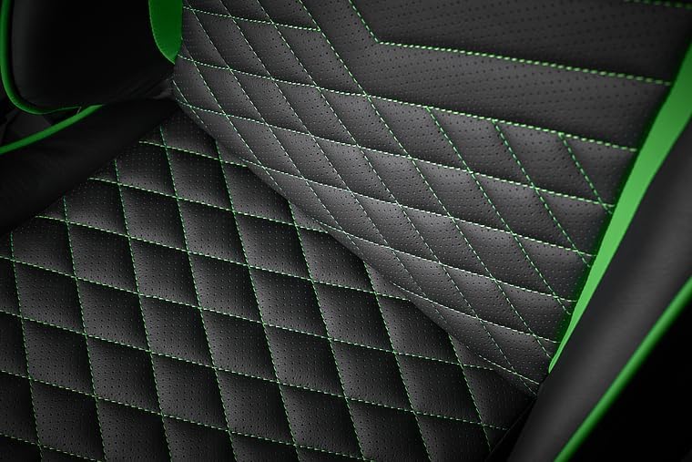 Razer TAROK PRO - Razer Edition Gaming Chair by Zen Gaming Stuhl, Schwarz/Grün, RZ.CD.TK.03.RT, 70 x