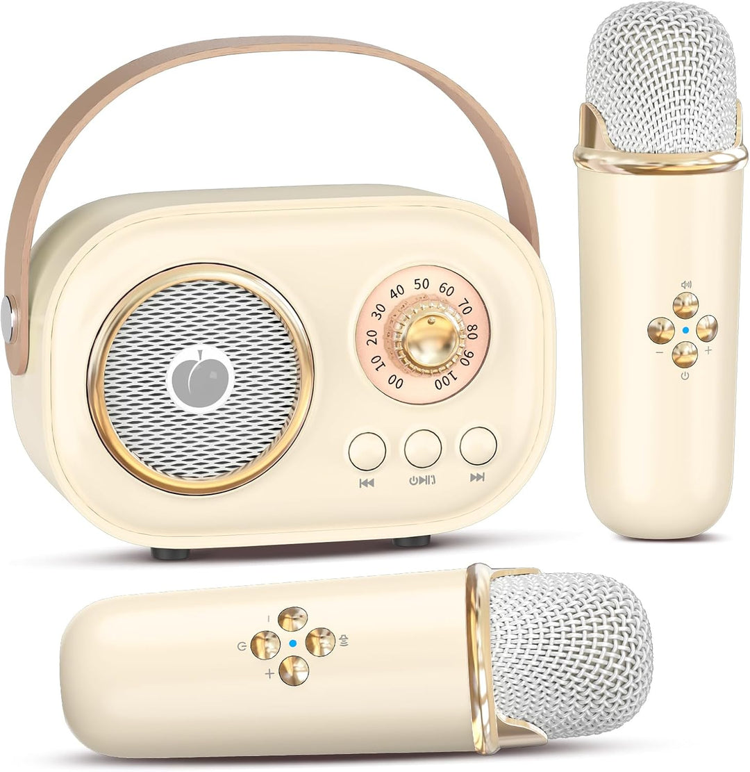 Heetipuk C20 Karaoke Machine for Kids-Yellow