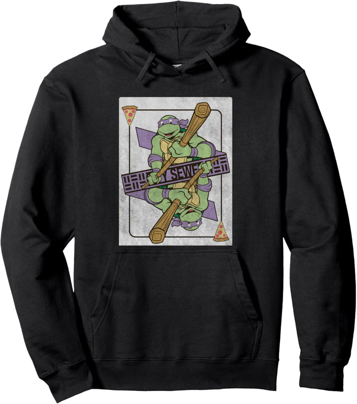 Teenage Mutant Ninja Turtles Donatello Card City Sewer Logo Pullover Hoodie
