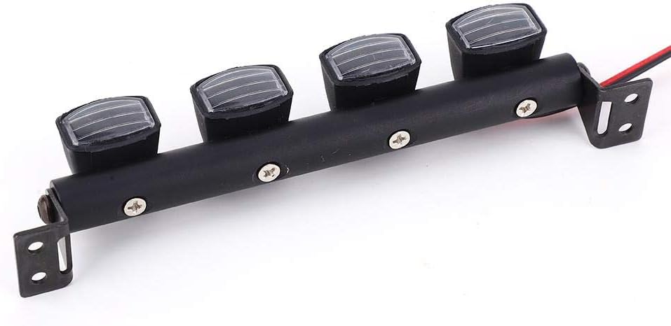 Tbest RC Dachlichter, Crawler Zubehör 1:10 RC Crawler Car Dachlichtleiste RC Dachlampen Scheinwerfer