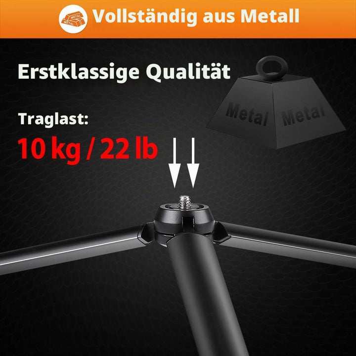 Zeadio Metall Mini-Stativ, Desktop Tabletop Stativ für Glatte 4, Crane Plus, Crane 2, Osmo Mobile, R