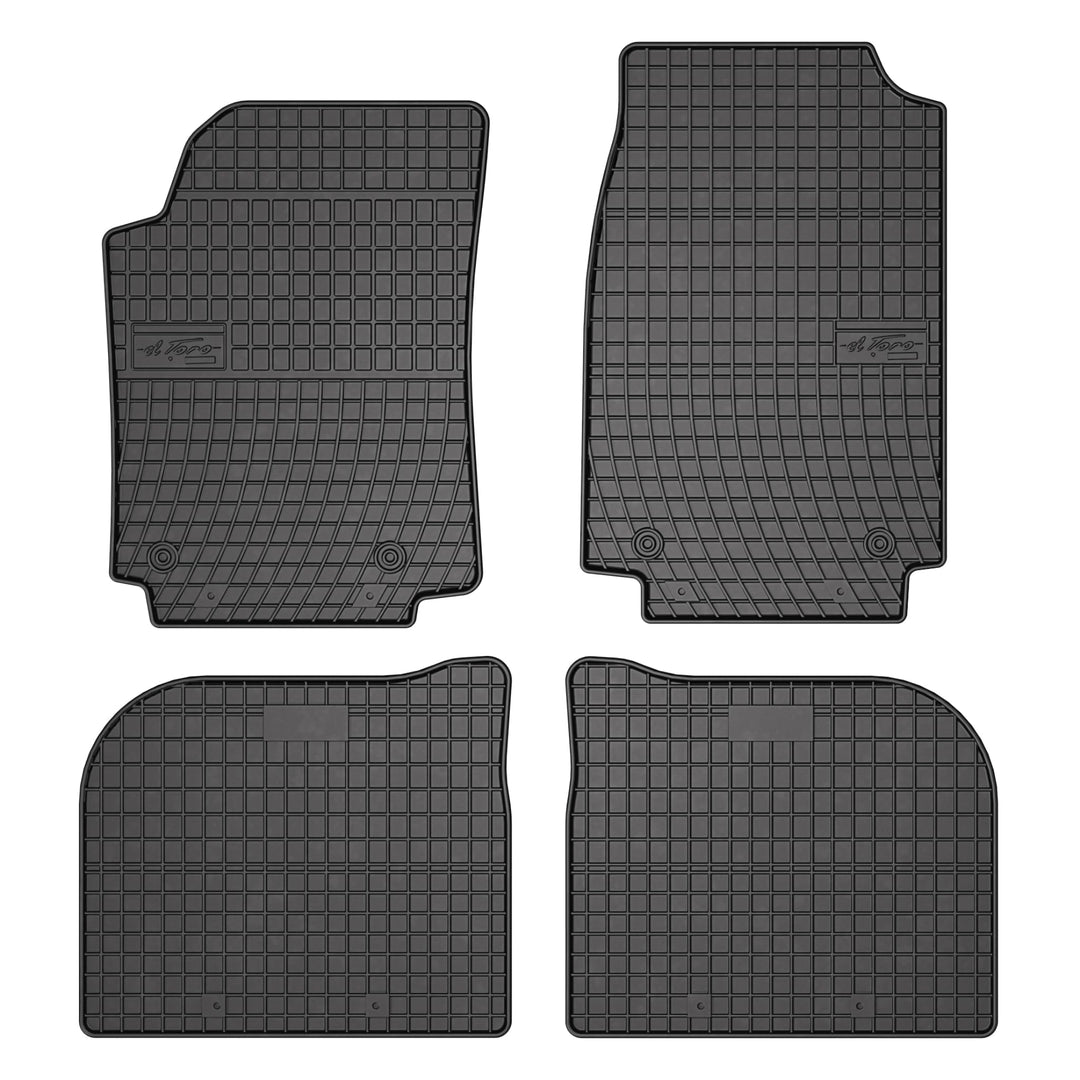 FROGUM EL Toro Gummimatten Ganzjähriges-Set von Autofussmatte Auto Fussmatten für Audi 100 C4 1990-1