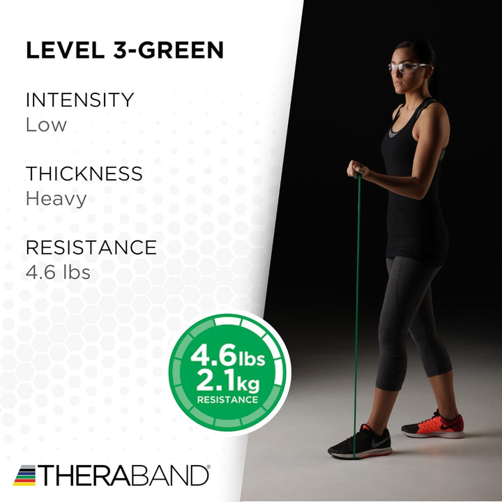 Cando Thera-Band Exercise Band-50 Yard Roll grün 1 Stück (1er Pack), grün 1 Stück (1er Pack)