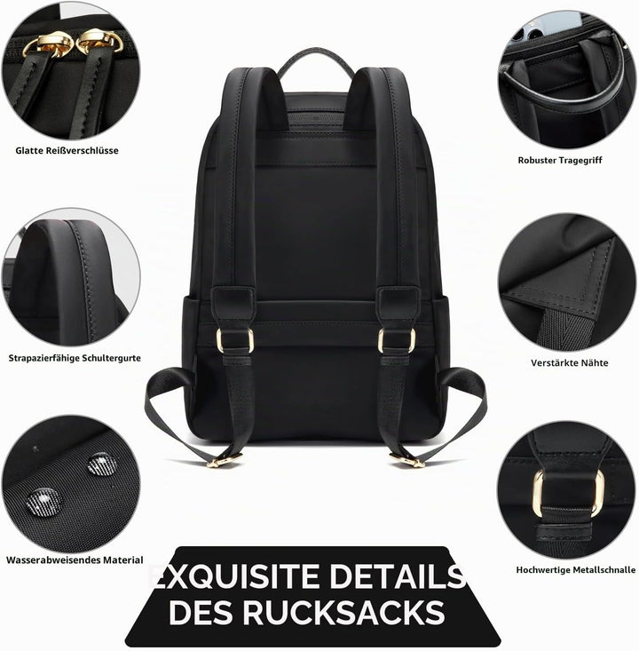 GOLF SUPAGS Laptop-Rucksack für Damen, schmale Computertasche, für Arbeit, Reisen, College, Schule,