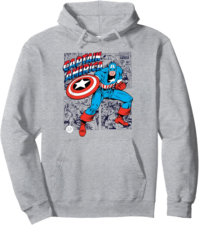 Marvel Captain America Comic Ready Pullover Hoodie