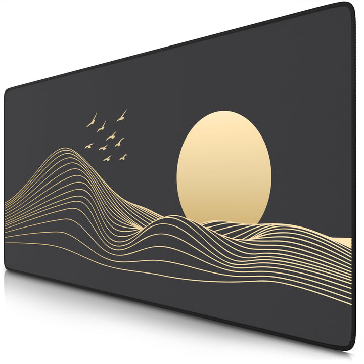 TITANWOLF - XXL Speed Gaming Mauspad 900 x 400mm - XXL Mousepad - Tischunterlage Large Size - verbes