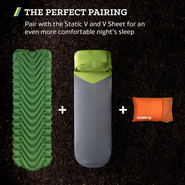 Klymit Unisex's Drift Camping Pillow, Orange, L L (1er Pack) Orange, L (1er Pack) Orange