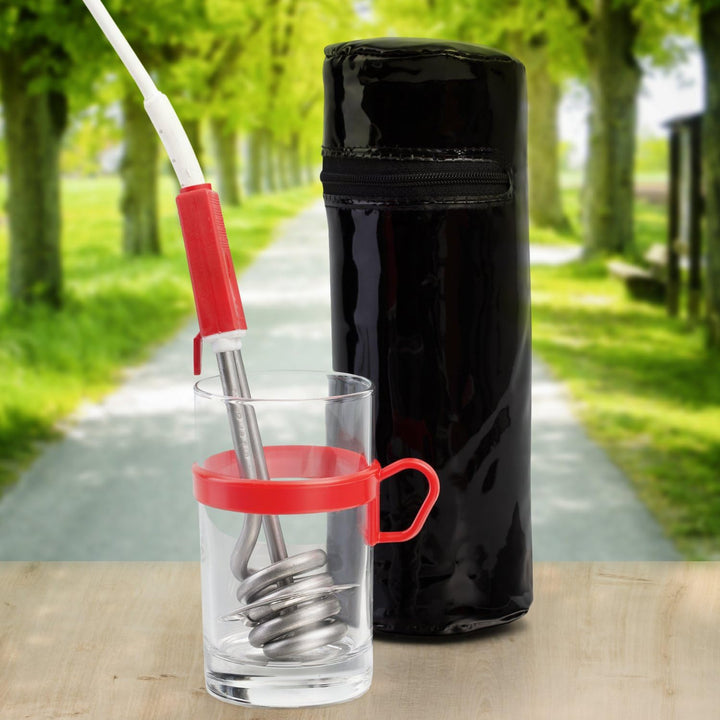 ROMMELSBACHER Reisetauchsieder RTG 351 - wärmeisolierter Griff, Überhitzungsschutz, mit Hartglasbech