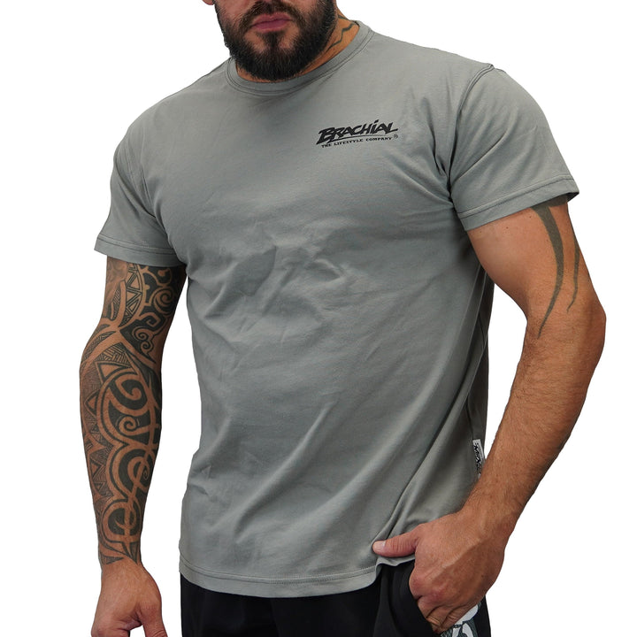 Brachial Premium Herren T-Shirt Core Regular-Fit - für Freizeit Bodybuilding Workout Gym Kraftsport