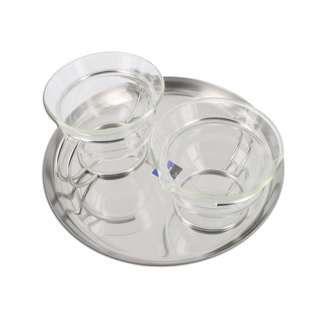 MONO filio Zucker-und Sahneservice, Edelstahl, 9cm