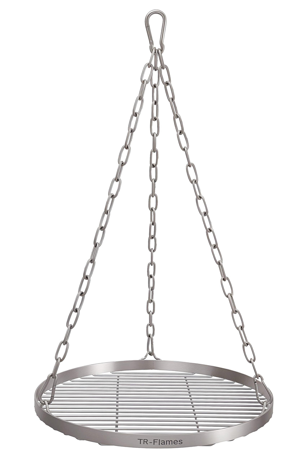 40cm Edelstahl Grillrost mit Kette Ø4, Schwenkgrill, Grillrost mit Kette, BBQ Grillrost, Camping Gri