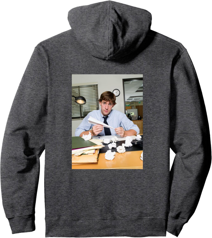 The Office Logo & Jim Pullover Hoodie