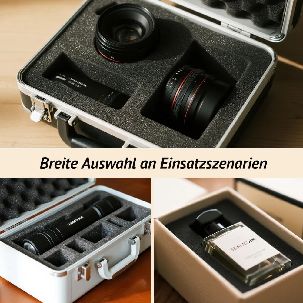 3 StüCk 40×30×5cm Schaumstoffeinlage Werkzeug,Precision Defined Werkzeugkisten-Schaumstoff,Multilaye