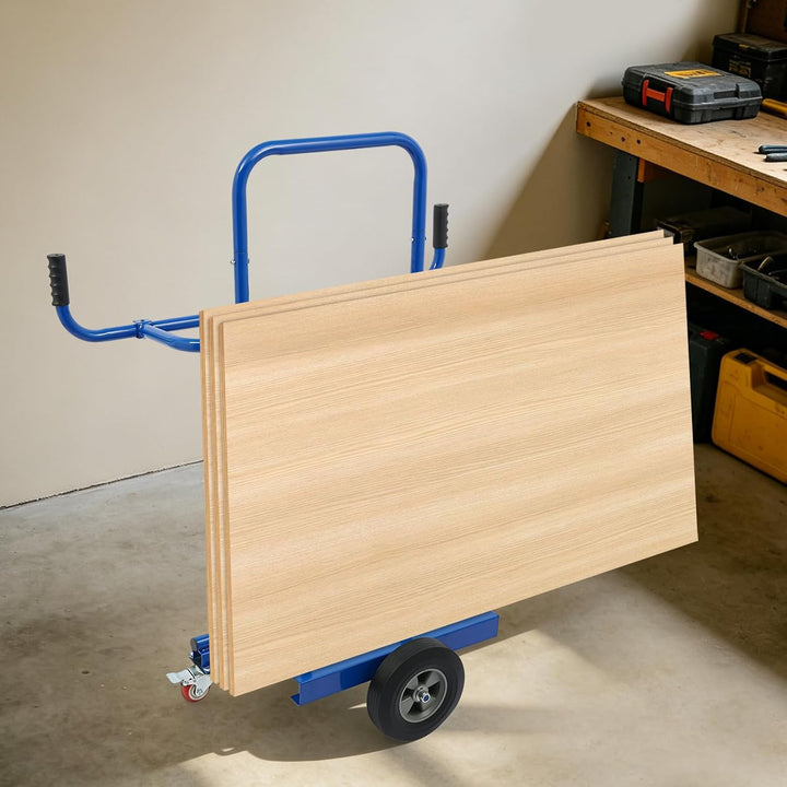 Plattenwagen mit Rollen, Transportwagen für Platten &amp; Matratzen, 300kg Tragfähigkeit, Q235-Stahl, fü