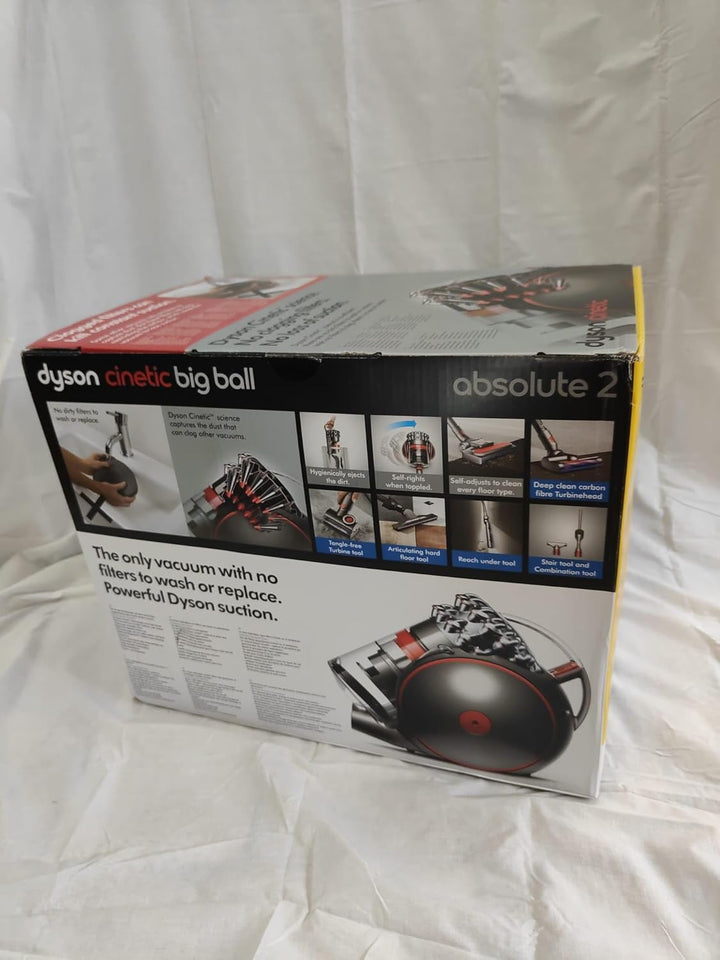 Dyson Cinetic Big Ball Absolute 2, Bodenstaubsauger, Grau, 75.9 W
