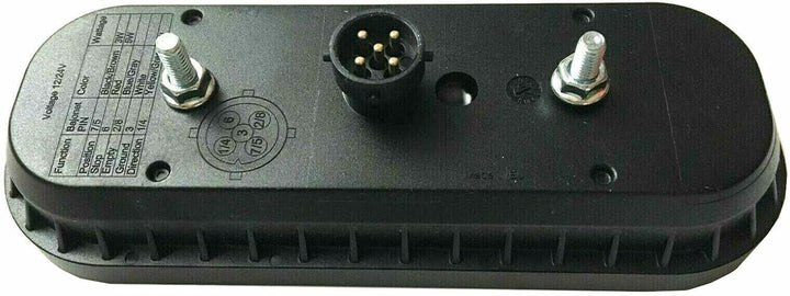 Anhängerbeleuchtung Set LED Rückleuchten Umrissleuchten 13 pol. Kabelsatz 5 m