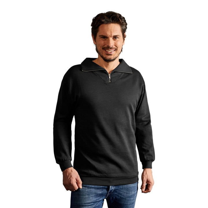 Troyer Sweatshirt Herren, Graphit, XXL