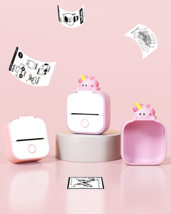 Memoking T02 Schutzhülle - Einhorn-Form, Weiches Silikon, Niedliches Design, Kompatibel mit T02 Mini