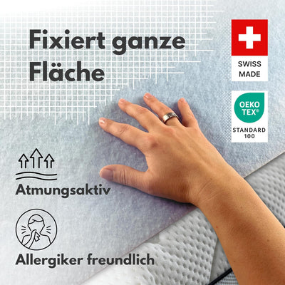 Topper Stopper original – Antirutschmatte Boxspringbett Matratzenhalter wenn Matratzen Topper rutsch