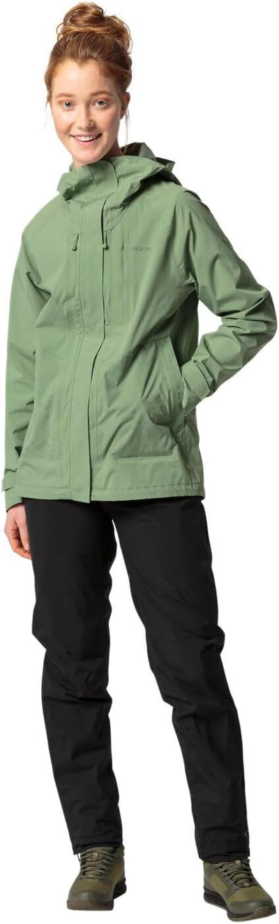 VAUDE Damen Women's Comyou Rain Jacket Jacke 38 willow green, 38 willow green