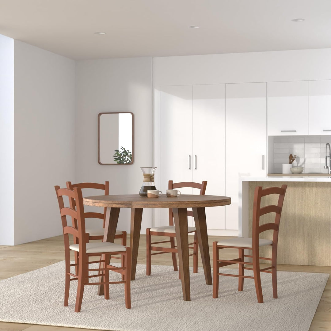 t m c s Tommychairs - Stuhl Venice für Küche und Esszimmer, robuste Struktur aus lackiertem Buchenho