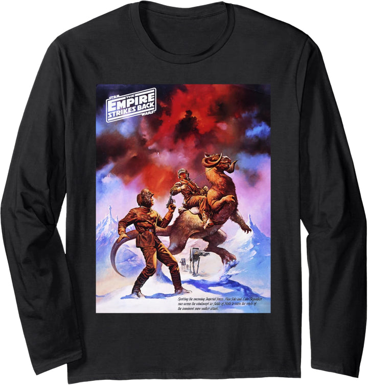 Star Wars: The Empire Strikes Back Snow Walker Poster Langarmshirt