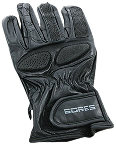 Bores Driver Motorradhandschuhe, Rindsleder, Schwarz, Grösse 10