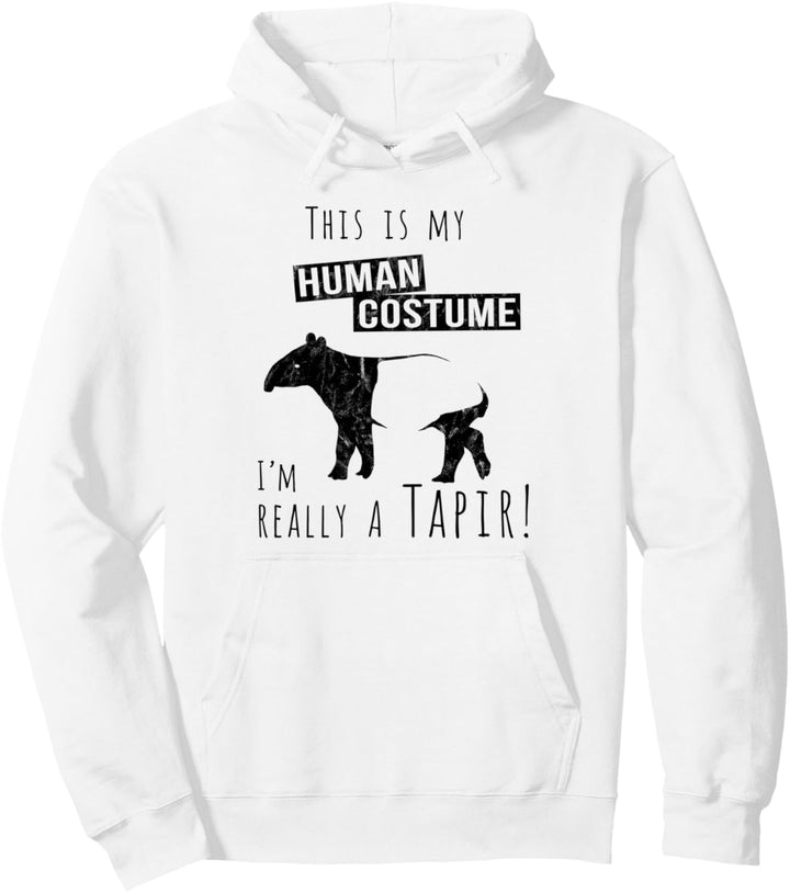 Mein Mensch Kostüm, ich bin eigentlich ein Schabracken-Tapir Pullover Hoodie