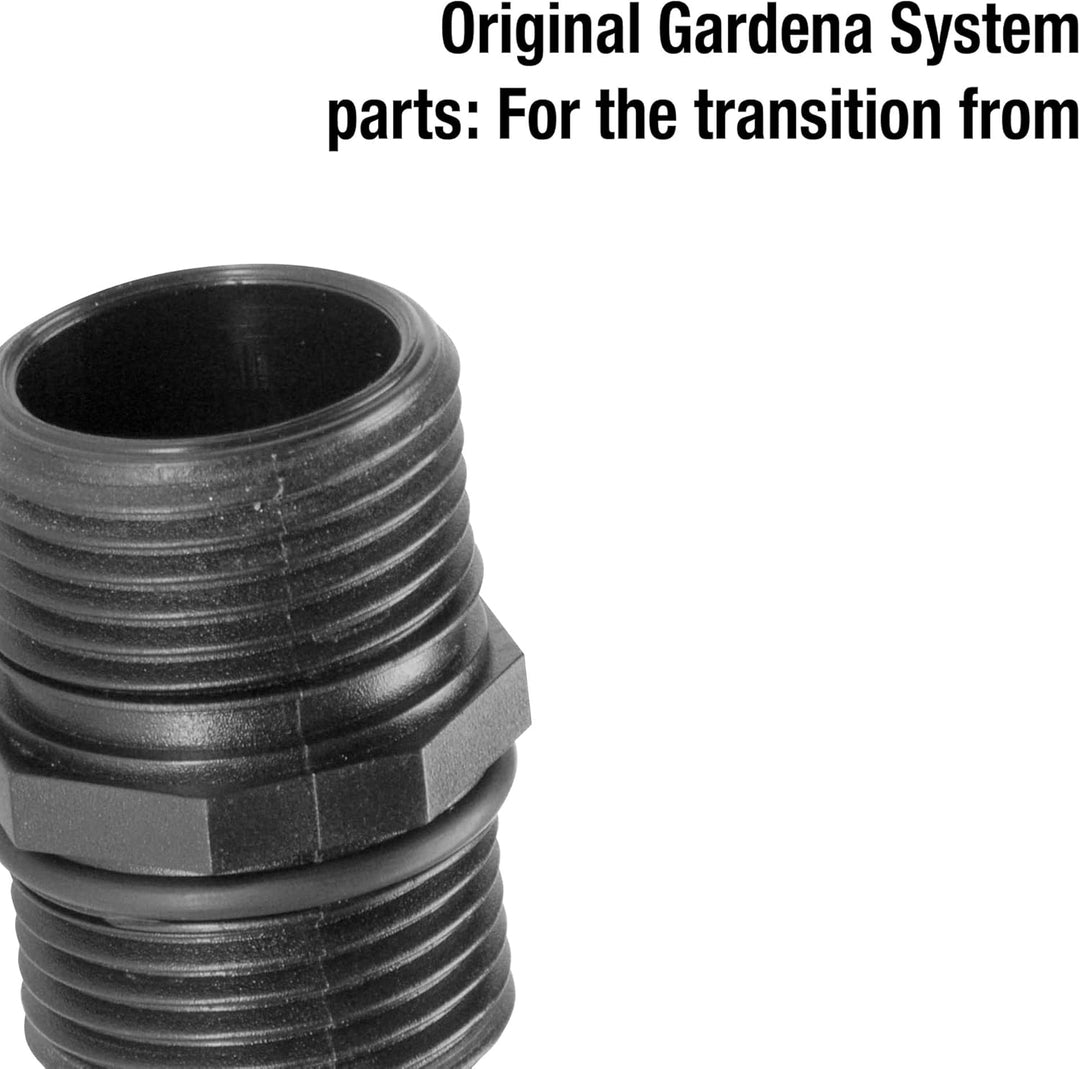 Gardena Gartenpumpe 3000/4 Basic Set mit Anschlussstück: Bewässerungspumpe mit 3000 l/h Fördermenge,