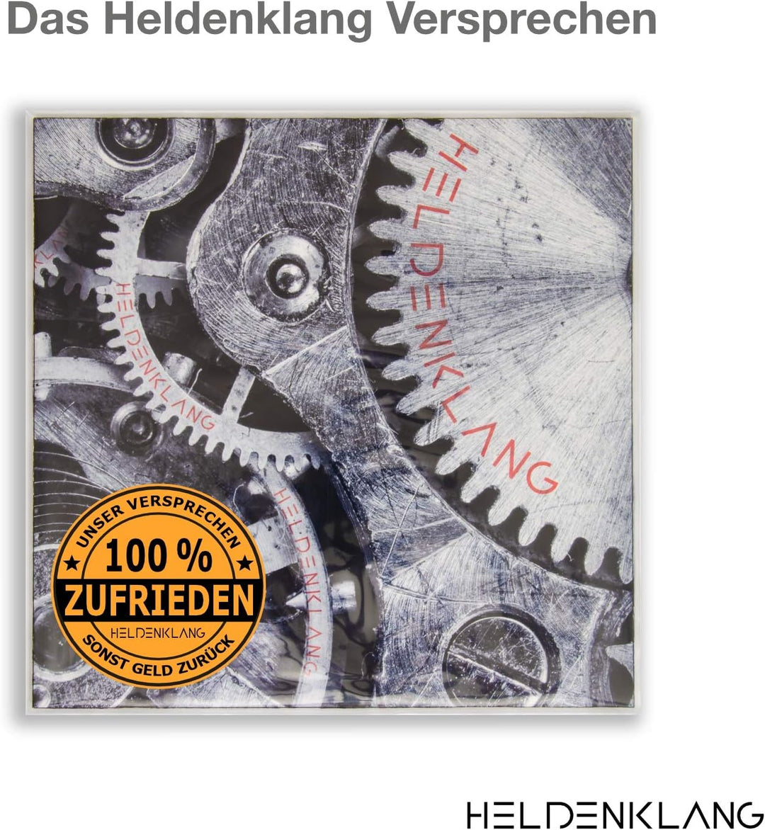 Heldenklang® 12" Schallplatten Hüllen - Extra dicke LP-Schutzhüllen - Sehr transparent - Made in Ger