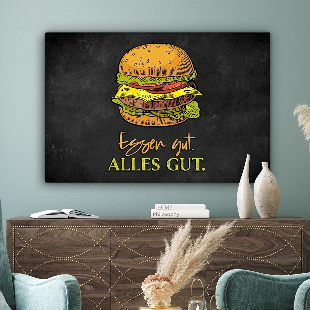 MuchoWow© Wandbilder Gross 120x80 cm XXL Schlafzimmer Home Deko Wohnung Bild Wohnzimmer Fotoleinwand