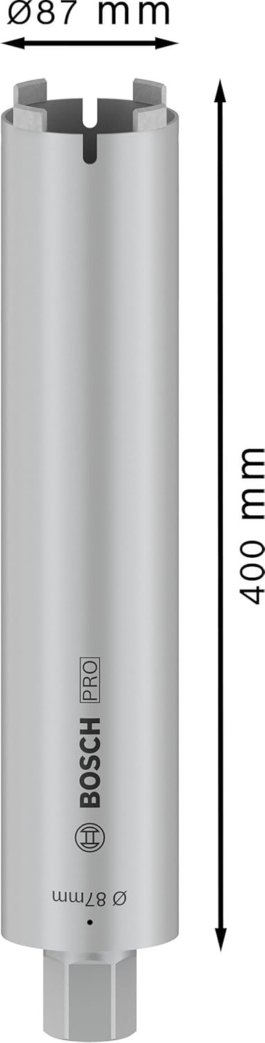 Bosch Professional 2608601407 Diamanttrockenbohrkrone 87x400mm, 87 mm, 87 mm