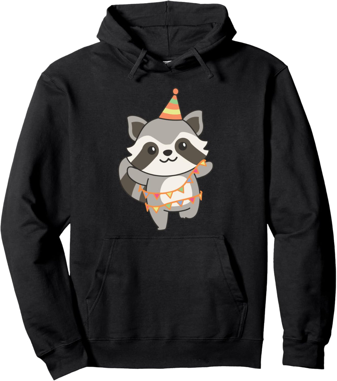 Geburtstag Waschbär für Kinder Ein Geburtstag Waschbär Pullover Hoodie
