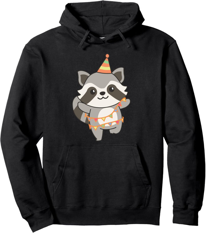 Geburtstag Waschbär für Kinder Ein Geburtstag Waschbär Pullover Hoodie