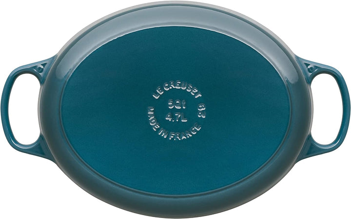 Le Creuset Signature Gusseisen-Bräter mit Deckel, Ø 27 cm, Oval, Für alle Herdarten und Induktion ge